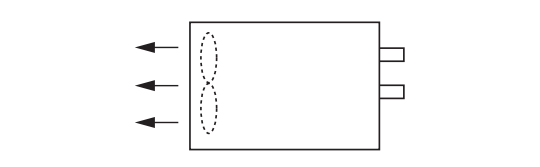 図22.ファンによる放熱