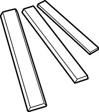 ステッキバイト(板バイト)