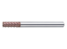 XCPシリーズ超硬ハイヘリカルエンドミル 高硬度鋼加工用/多刃/45゜ネジレ/レギュラータイプ 微小R付き