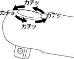 ラチェットレンチの動き