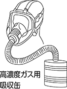 防毒マスク(隔離式)