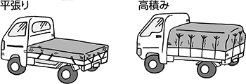 トラックシート 平張り 高積み 9